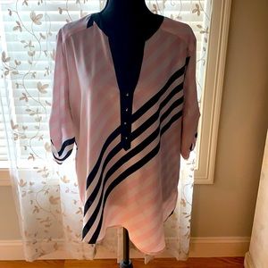 NY & Co Striped Blouse